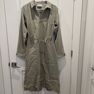 Modern Citizen Trench Midi Dress